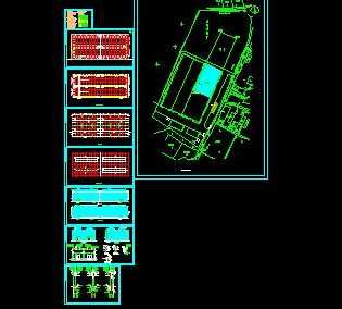 某單層廠房建筑施工圖免費下載 工業(yè) 農(nóng)業(yè)建筑